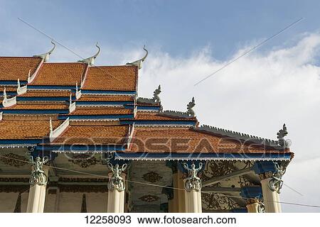 Buddhist temple; Battambang, Cambodia View Large Photo Image Stock Image - Buddhist temple; Battambang, Cambodia. Fotosearch