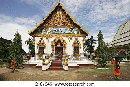 Buddhist wat; Pakse, Champasak province, Laos View Large Photo Image Stock Photograph - Buddhist wat; Pakse, Champasak province, Laos. Fotosearch