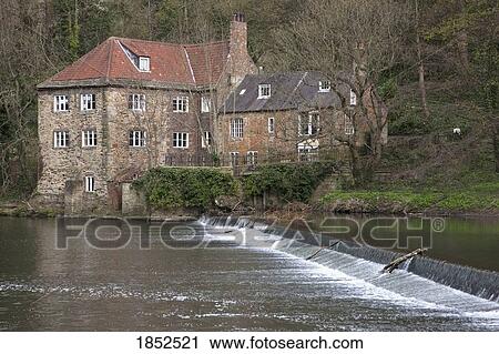 Building By Stream, Durham, England View Large Photo Image Stock Image - Building By Stream, Durham, England. Fotosearch