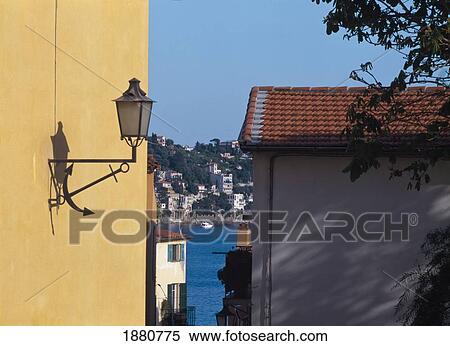 Building Details In Villefranche. View Large Photo Image Stock Photography - Building Details In Villefranche.. Fotosearch