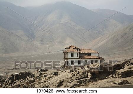 Building In The Ghost Town Of Gatico, Antofagasta Region, Chile View Large Photo Image Stock Photograph - Building In The Ghost Town Of Gatico, Antofagasta Region, Chile. Fotosearch