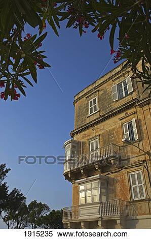 Stock Photography - Building In Valletta. Fotosearch