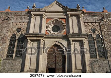 Stock Image - Building On Carranza Street, Aguascalientes, Mexico. Fotosearch