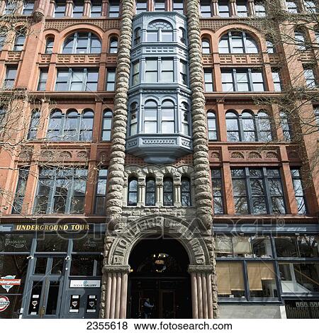 Building With Arched Windows And Arched Doorway; Seattle, Washington, United States Of America View Large Photo Image Stock Photo - Building With Arched Windows And Arched Doorway; Seattle, Washington, United States Of America. Fotosearch