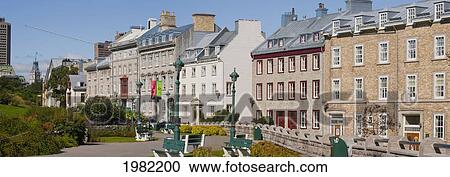 Buildings Along St. Denis Street In Old Quebec; Quebec City Quebec Canada View Large Photo Image Stock Image - Buildings Along St. Denis Street In Old Quebec; Quebec City Quebec Canada. Fotosearch