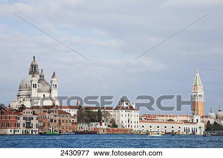 Buildings along the water's edge; Venice, Italy View Large Photo Image Stock Photo - Buildings along the water's edge; Venice, Italy. Fotosearch