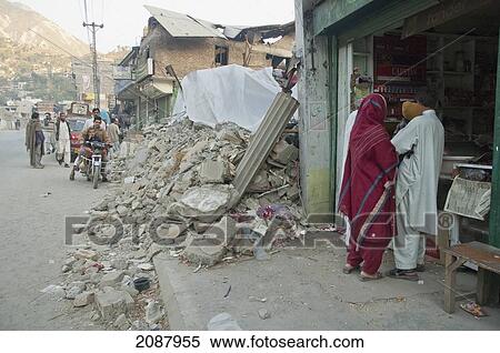 Buildings Damaged By The 8 October 2005 Earthquake, Muzaffarabad, Azad Kashmir, Pakistan View Large Photo Image Stock Photography - Buildings Damaged By The 8 October 2005 Earthquake, Muzaffarabad, Azad Kashmir, Pakistan. Fotosearch