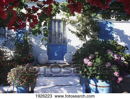 Buildings Front With Flowers View Large Photo Image Stock Image - Buildings Front With Flowers. Fotosearch