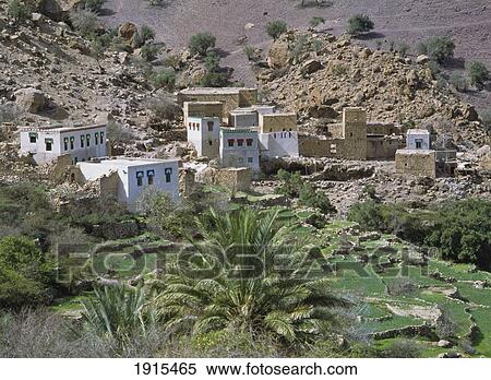 Stock Photography - Buildings In Desert. Fotosearch