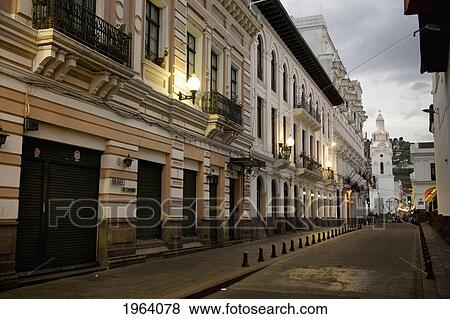 Buildings In The Historic Centre; Quito, Equador View Large Photo Image Stock Photo - Buildings In The Historic Centre; Quito, Equador. Fotosearch