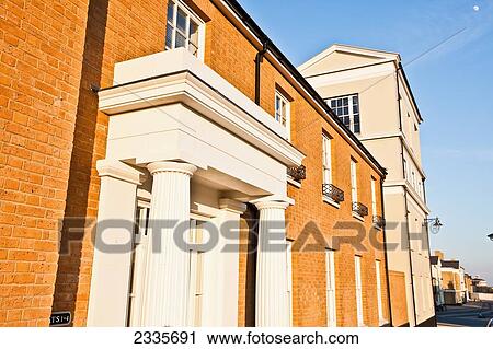 Stock Image - Buildings In Town. Fotosearch
