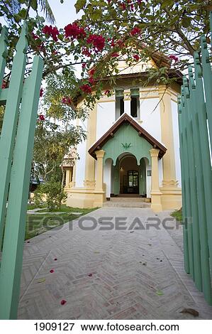 Stock Photo - Buildings In Unesco World Heritage Town Of Luang Prabang, Northern Laos. Fotosearch