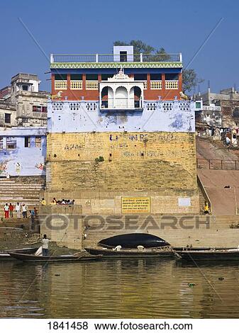 Stock Photo - Buildings In Varanasi; India. Fotosearch
