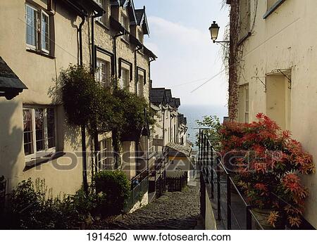 Stock Image - Buildings Looking Over The Sea. Fotosearch