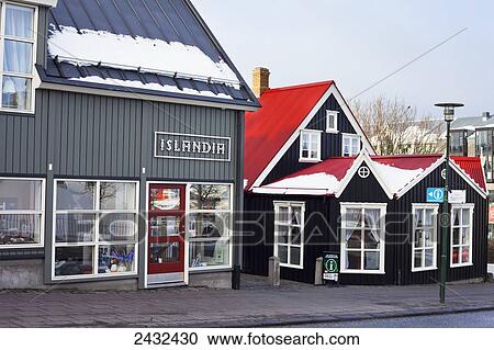 Buildings with snow on the rooftops; Reykjavik, Iceland View Large Photo Image Stock Image - Buildings with snow on the rooftops; Reykjavik, Iceland. Fotosearch