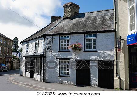 Stock Photography - Builth Wells Cafe, Powys, Wales Uk. Fotosearch