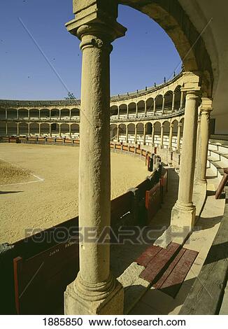Bull Fighting Ring In Ronda View Large Photo Image Stock Image - Bull Fighting Ring In Ronda. Fotosearch