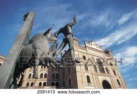 Bull Fighting Stadium, Ventas, Madrid, Spain. View Large Photo Image Stock Image - Bull Fighting Stadium, Ventas, Madrid, Spain.. Fotosearch