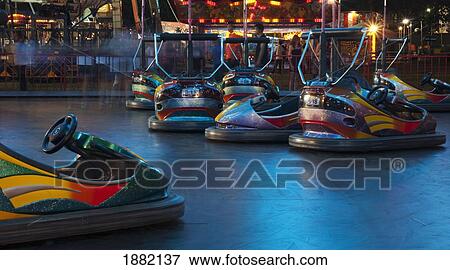 Bumper Cars; Bangkok, Thailand View Large Photo Image Stock Photo - Bumper Cars; Bangkok, Thailand. Fotosearch