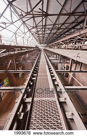 Stock Photo - Burden Shed of Volklinger Hutte (Volklingen Ironworks), Volklingen, Germany. Fotosearch