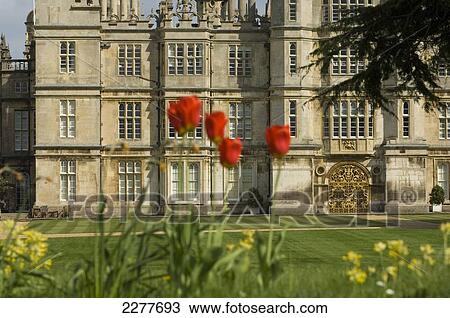 Burghley House; Stamford, Lincolnshire, England View Large Photo Image Stock Image - Burghley House; Stamford, Lincolnshire, England. Fotosearch
