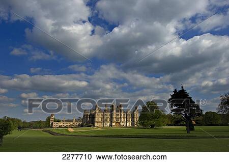 Burghley House; Stamford, Lincolnshire, England View Large Photo Image Stock Image - Burghley House; Stamford, Lincolnshire, England. Fotosearch
