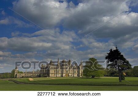 Burghley House; Stamford, Lincolnshire, England View Large Photo Image Stock Image - Burghley House; Stamford, Lincolnshire, England. Fotosearch