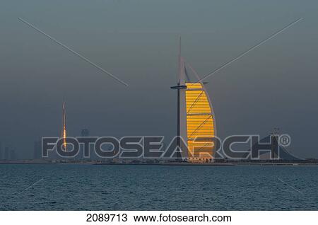 Burj Al Arab Hotel, Dubai, Uae View Large Photo Image Stock Image - Burj Al Arab Hotel, Dubai, Uae. Fotosearch