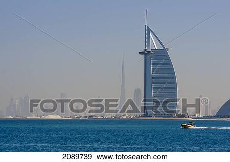 Stock Photo - Burj Al Arab Hotel, Dubai, Uae. Fotosearch