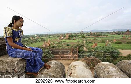 Burma/ Myanmar, Buddhist pagoda; Bagan View Large Photo Image Stock Image - Burma/ Myanmar, Buddhist pagoda; Bagan. Fotosearch