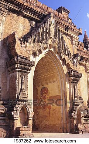 Burma (Myanmar), Entrance to Sulamani temple; Bagan View Large Photo Image Stock Image - Burma (Myanmar), Entrance to Sulamani temple; Bagan. Fotosearch