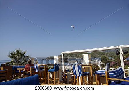 Stock Image - Buzz Beach Bar In Oludeniz At The Turquoise Coast, Southern Turkey. Fotosearch
