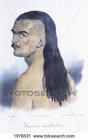 C. 1840, Warrior Of The Sandwich Islands, Geurier Sandwich, After Arago, Durmont D'urville. View Large Photo Image Stock Image - C. 1840, Warrior Of The Sandwich Islands, Geurier Sandwich, After Arago, Durmont D'urville.. Fotosearch