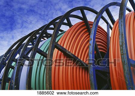 Cables Wrapped Around Reel View Large Photo Image Stock Image - Cables Wrapped Around Reel. Fotosearch
