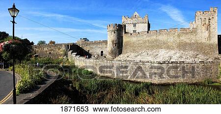 Stock Image - Cahir, County Tipperary, Ireland; Cahir Castle. Fotosearch