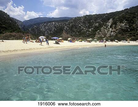 Stock Photograph - Cala Luna, Eastern Coast. Fotosearch