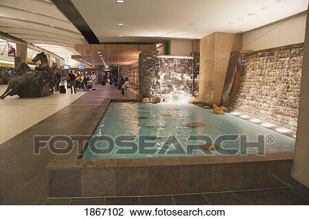 Stock Image - Calgary Airport, Alberta, Canada. Fotosearch