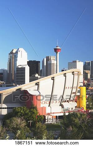 Calgary, Alberta, Canada; Buildings In Downtown Area View Large Photo Image Stock Image - Calgary, Alberta, Canada; Buildings In Downtown Area. Fotosearch