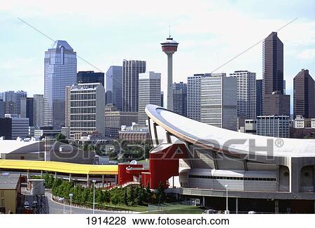 Stock Photo - Calgary Skyline. Fotosearch
