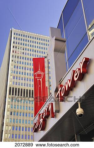 Calgary Tower, Calgary, Alberta View Large Photo Image Stock Photo - Calgary Tower, Calgary, Alberta. Fotosearch