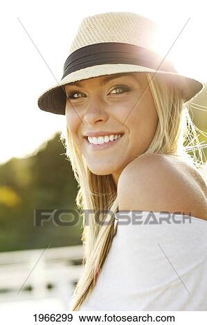 California, Malibu, Outdoor Portrait Of Beautiful Blond Woman. View Large Photo Image Stock Photo - California, Malibu, Outdoor Portrait Of Beautiful Blond Woman.. Fotosearch