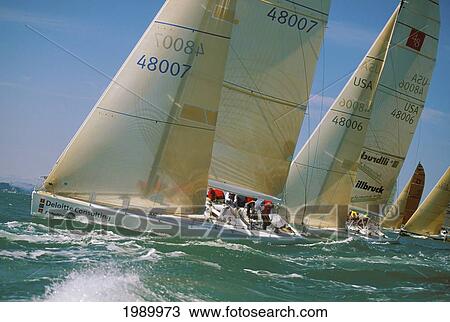 California, San Francisco, Big Boat Series, Many Yachts Sailing Through Ocean, Pale Blue Skies View Large Photo Image Stock Image - California, San Francisco, Big Boat Series, Many Yachts Sailing Through Ocean, Pale Blue Skies. Fotosearch