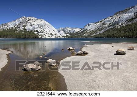 California, Yosemite National Park, Tenaya Lake With Reflections View Large Photo Image Picture - California, Yosemite National Park, Tenaya Lake With Reflections. Fotosearch