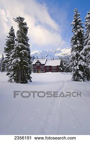 Stock Image - Callaghan Backcountry Lodge Near Whistler; British Columbia, Canada. Fotosearch