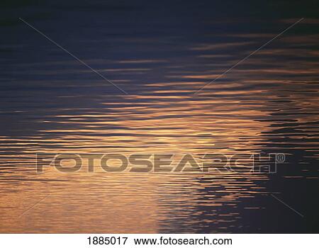 Stock Photo - Calm Waters At Dawn Near Half Moon Bay. Fotosearch