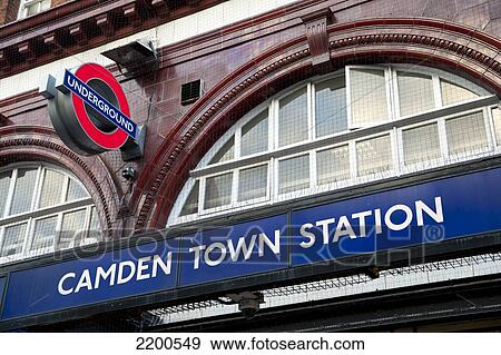 Stock Photo - Camden Market Station, North London, London, Uk. Fotosearch
