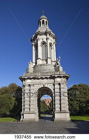 Campanile Bell Tower At Trinity College; Dublin County Dublin Ireland View Large Photo Image Stock Photography - Campanile Bell Tower At Trinity College; Dublin County Dublin Ireland. Fotosearch