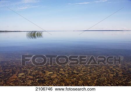 Stock Photograph - Canada, Alberta, Scenic landscape; Lac La Biche. Fotosearch