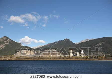 Canada, Banff National Park; Alberta, Limestone mining View Large Photo Image Stock Image - Canada, Banff National Park; Alberta, Limestone mining. Fotosearch