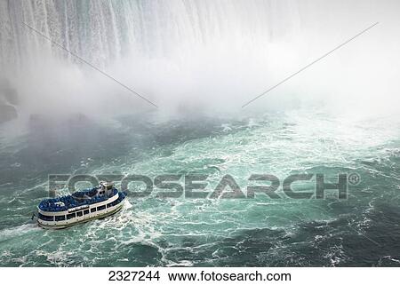 Picture - Canada, Niagara Falls and Maid of Mist; Ontario. Fotosearch